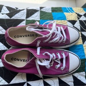 CONVERSE Chuck Taylor All Star Lift Platform Womens Low Top Shoes BERRY